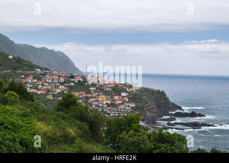 Küste in der Nähe von Ponta Delgada, Madeira, Portugal, Europa Stockfoto