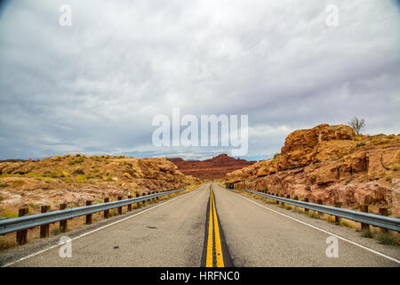 State Route 95 oder Bicentennial Highway ist eine State Route befindet sich im Südosten des US-Bundesstaat Utah. Die Autobahn ist eine Zufahrt für touris Stockfoto