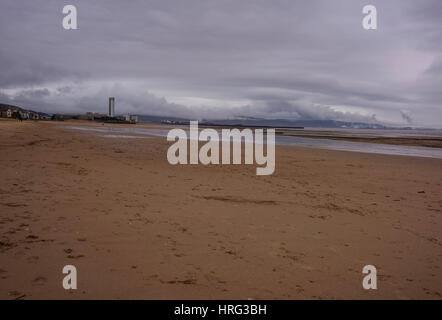 Der erste Tag des Frühlings an der Swansea Bay, South Wales, UK. Stockfoto