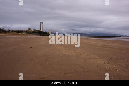 Der erste Tag des Frühlings an der Swansea Bay, South Wales, UK. Stockfoto