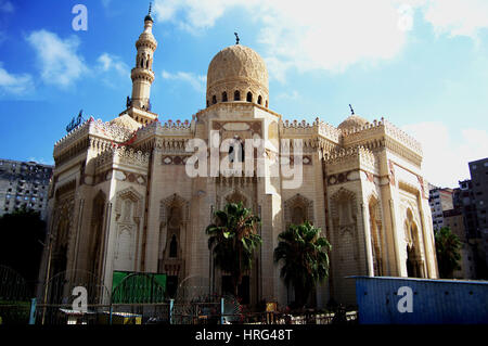 Abu al-Abbas al-Mursi Moschee Alexandria, Ägypten Stockfoto