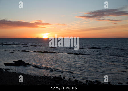 St Monans, UK. 2. März 2017. Sonnenaufgang über St Monan In Schottland Credit: Keith Larby/Alamy Live-Nachrichten Stockfoto