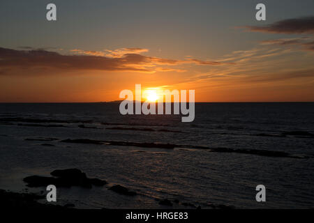 St Monans, UK. 2. März 2017. Sonnenaufgang über St Monan In Schottland Credit: Keith Larby/Alamy Live-Nachrichten Stockfoto