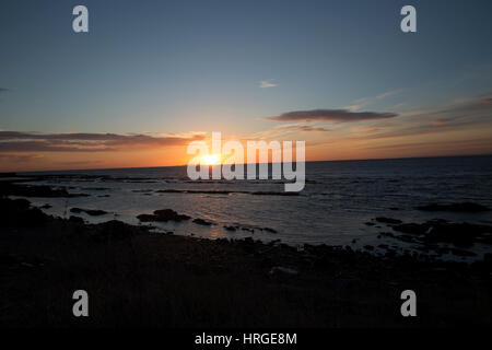 St Monans, UK. 2. März 2017. Sonnenaufgang über St Monan In Schottland Credit: Keith Larby/Alamy Live-Nachrichten Stockfoto