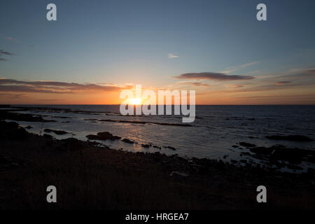 St Monans, UK. 2. März 2017. Sonnenaufgang über St Monan In Schottland Credit: Keith Larby/Alamy Live-Nachrichten Stockfoto