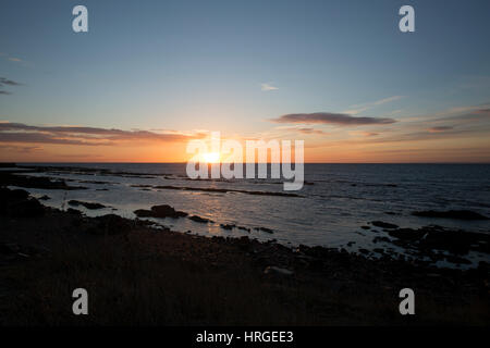 St Monans, UK. 2. März 2017. Sonnenaufgang über St Monan In Schottland Credit: Keith Larby/Alamy Live-Nachrichten Stockfoto