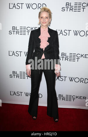 Hollywood, Kalifornien, USA. 1. März 2017. Anne Heche. '' Das letzte Wort '' Los Angeles Premiere im ArcLight Hollywood statt. Bildnachweis: ZUMA Press, Inc./Alamy Live-Nachrichten Stockfoto