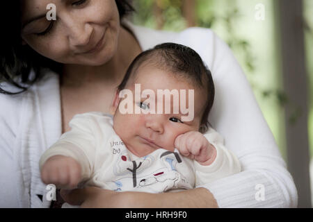 Model Release, Mutter Mit Baby - Mutter mit baby Stockfoto