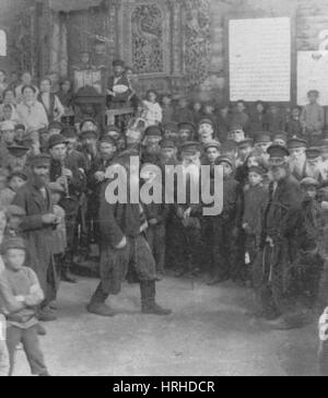 Hachnasa Sefer Torah Stockfoto