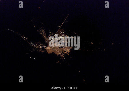 Ciudad Juarez/El Paso Grenze Stockfoto