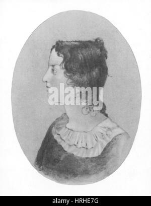 Emily Brontë, englische Schriftstellerin Stockfoto