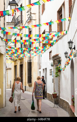 Tossa de Mar, Costa Brava, Spanien Stockfoto