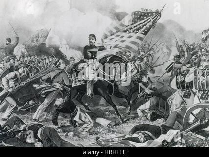 Die Schlacht von Williamsburg, 1862 Stockfoto