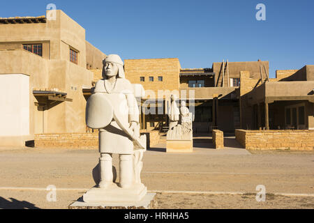 New Mexico, Acoma Pueblo, Sky City Kulturzentrum und Museum Haak'u Stockfoto