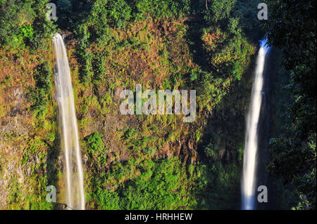 UNESCO-Tad Fan Wasserfall im Süden von Laos Stockfoto