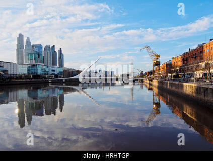 Ansicht der Stadt von Buenos Aires, Puerto Madero Provinz Buenos Aires, Argentinien Stockfoto