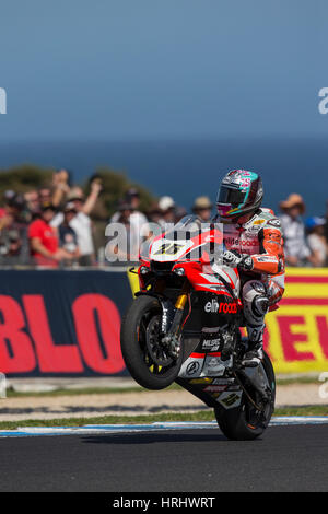 Sonntag, 26. Februar 2017. Phillip Island, Australien. Stockfoto