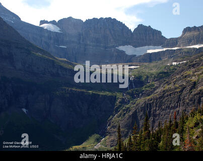 Grinnell Gletscher, Glacier NP, 2008 Stockfoto