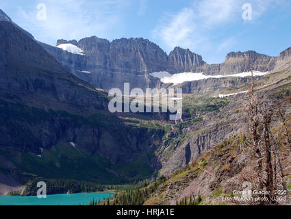 Grinnell Gletscher, Glacier NP, 2008 Stockfoto