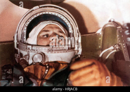 Yuri Gagarin, Wostok 1 Kapsel, 1961 Stockfoto