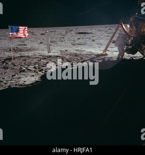 Neil Armstrong, Apollo 11 Astronaut, LM Stockfoto