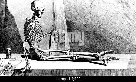 Danse Macabre, 1779 Stockfoto