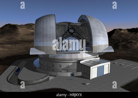 European extrem Large Telescope Stockfoto