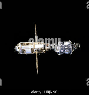 STS-88, ISS-Sarja und Unity, 1998 Stockfoto