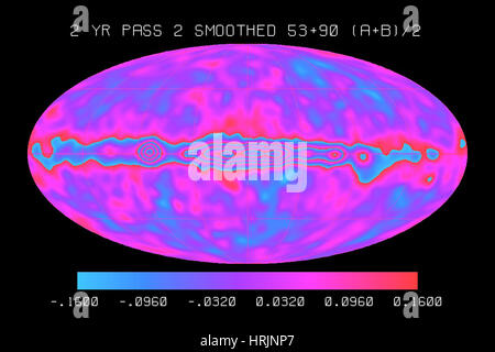 Kosmischen Mikrowellen-Hintergrundstrahlung, DMR Stockfoto