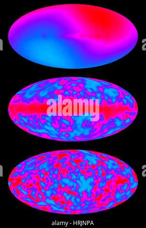 Kosmischen Mikrowellen-Hintergrundstrahlung Stockfoto