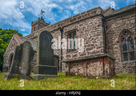 Die St.Andrew Pfarrkirche von Crosby Garrett in Cumbria Stockfoto