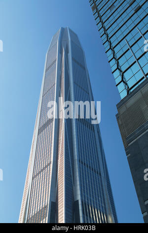 Ping An International Finance Centre (4. weltweit höchste Gebäude im Jahr 2017 auf 600m), Futian, Shenzhen, Guangdong, China Stockfoto