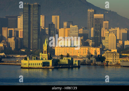 Ilha Fiscal Insel in der Bucht von Guanabara, Rio De Janeiro, Brasilien Stockfoto