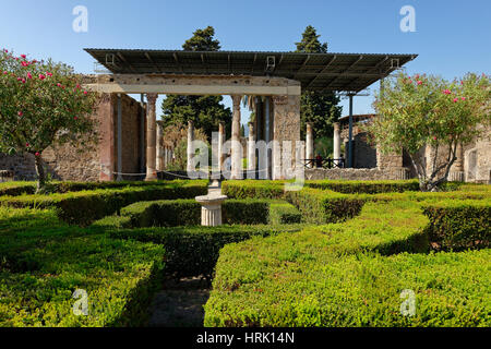 Haus des Faun, antike Stadt Pompeji, Kampanien, Italien Stockfoto
