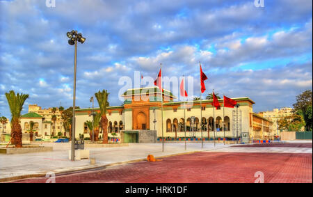 Palais de Justice auf Mohammed V Platz in Casablanca - Marokko Stockfoto