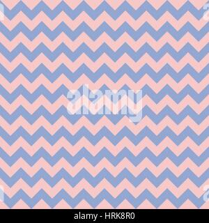 Chevron Musterdesign Hintergrund. Vektor-Illustration. Rose Quarz und Gelassenheit Farben. Stock Vektor