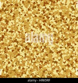Goldherzen nahtlose Muster Stock Vektor