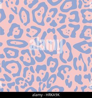 Katze Musterdesign. Vektor-Illustration. Rose Quarz und Gelassenheit Farben. Tierhaut. Stock Vektor