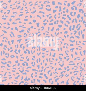 Katze Musterdesign. Vektor-Illustration. Rose Quarz und Gelassenheit Farben. Tierhaut. Stock Vektor