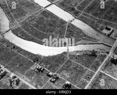 Atombombe Zerstörung, Hiroshima Stockfoto