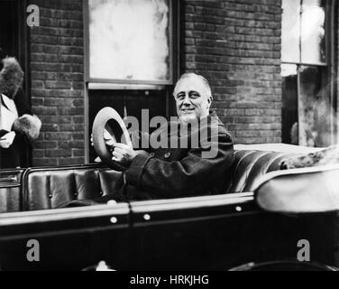 Roosevelt, 32. Präsident der USA Stockfoto