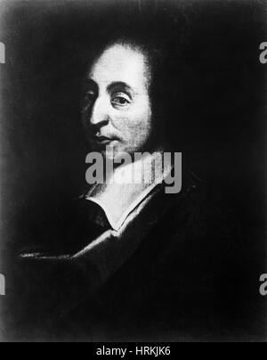 Blaise Pascal, französischer Universalgelehrter Stockfoto