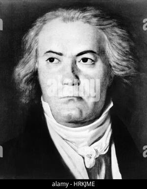 Ludwig van Beethoven, deutscher Komponist Stockfoto