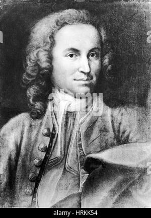 Johann Sebastian Bach, Deutscher Komponist Stockfotografie - Alamy