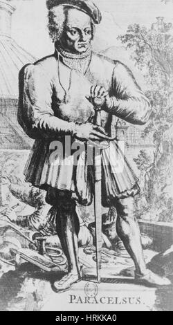 Paracelsus, Schweizer Universalgelehrter Stockfoto
