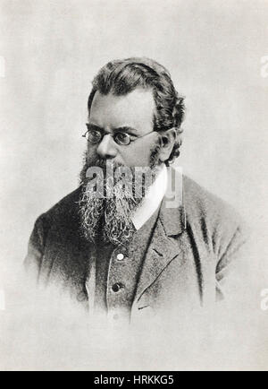 Ludwig Boltzmann, österreichischer Physiker Stockfoto