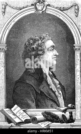 Nicolas de Condorcet, französischer Mathematiker Stockfoto