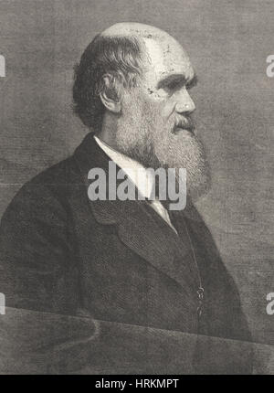 Charles Robert Darwin, englischer Naturforscher Stockfoto