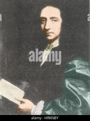 Edmond Halley, englischer Universalgelehrter Stockfoto