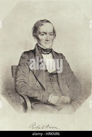 Richard Owen, englische Paläontologe Stockfoto